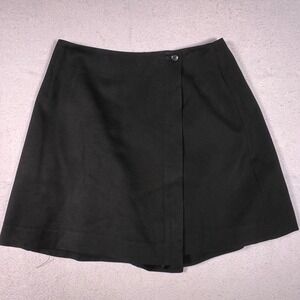 Guess Collection Wrap Skort Womens 6 Black Good